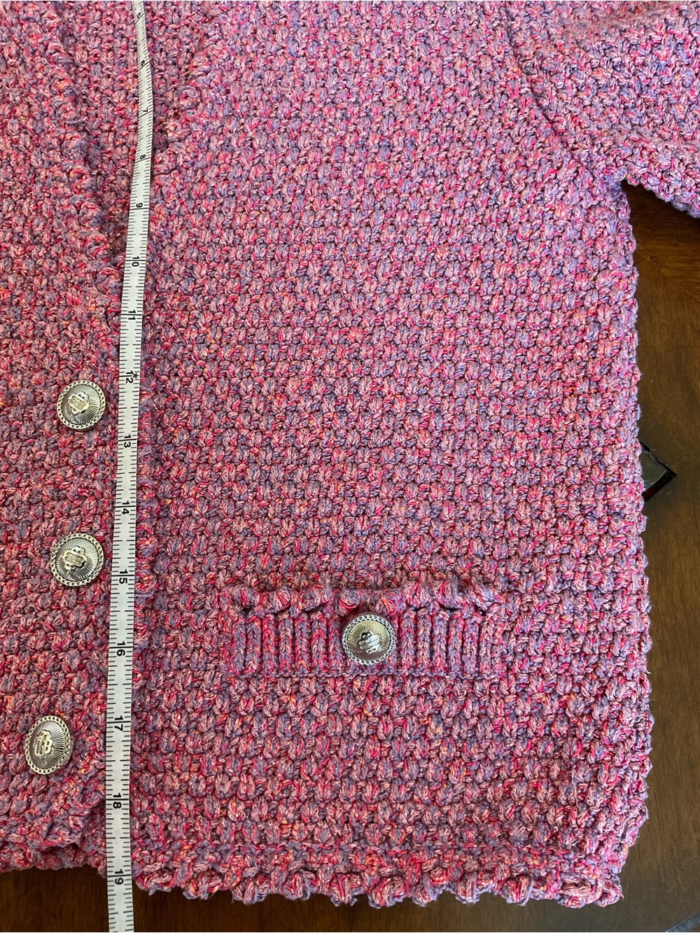 Maje Tweed Effect Knit Cardigan - Picture 9 of 16
